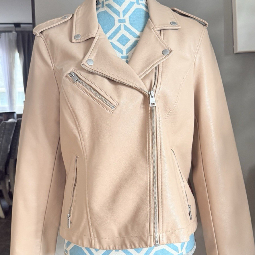 Levi's Women's   Trendy Faux Leather Moto Jacket (Size L)